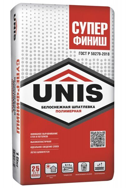 Шпаклевка финишная Unis "Супер финиш"