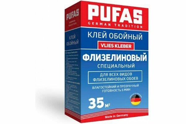 Клей для флизелиновых обоев Pufas