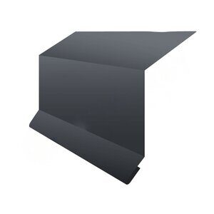 Планка примыкания в штробу матовый Corundum