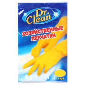 Перчатки хозяйственные резиновые Dr. Clian