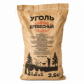 Уголь древесный 2.5 кг "Алексеевский"