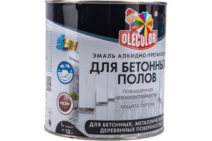 Эмаль для бетонных полов алкидно-уретановая Olecolor